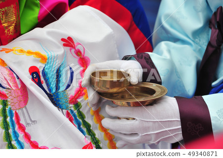 Korean traditional wedding ceremony Korean traditional wedding ceremony 49340871