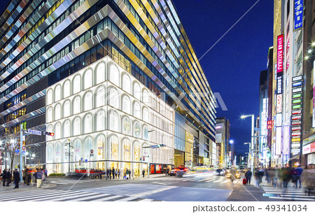 銀座六銀座十字路口 49341034