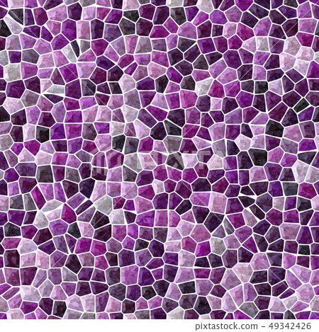 surface floor mosaic pattern seamless purple 49342426