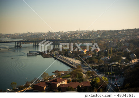 Eyup bridge in Golden horn on display, Istanbul, Eyup bridge in Golden horn on display, Istanbul, 49343613