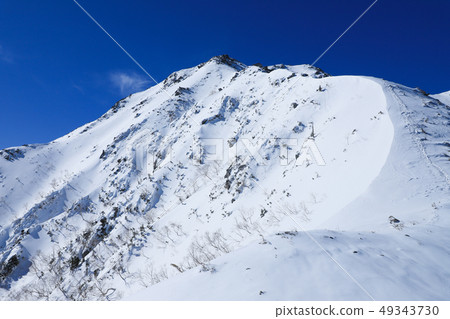 Severe winter northern alps snow mountain 49343730