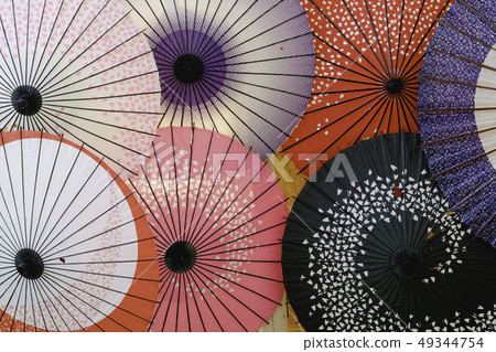 Colorful umbrella 49344754
