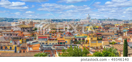 Rome city view from the Pincio Terrace 49346140