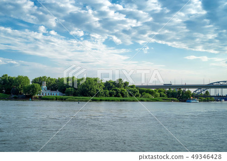 First civic radiostation in Rostov-on-Don on river 49346428