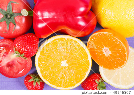 Fruits and vegetables as sources vitamin C 49346507