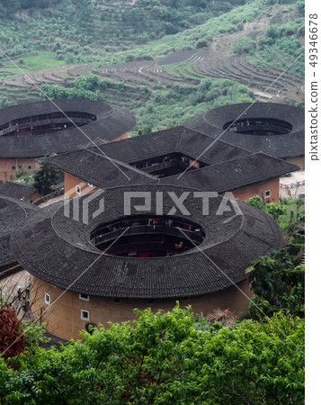 Fujian Province, China-Tianluokeng Tulou cluster, Fujian 49346678
