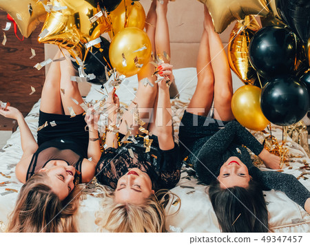 women night party leisure bed confetti joy women night party leisure bed confetti joy 49347457