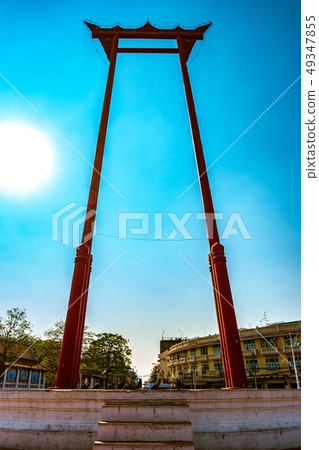 The giant swing, Sao Ching Cha, in Bangkok The giant swing, Sao Ching Cha, in Bangkok 49347855