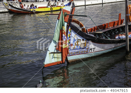 Typical Aveiro boats Typical Aveiro boats 49347915