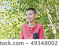 Teenager boy in pink 49348002