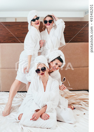 girls hangout leisure joy women posing bathrobes girls hangout leisure joy women posing bathrobes 49348201