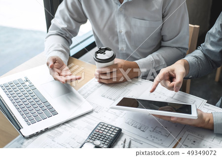 Team of engineering or architect meeting and Team of engineering or architect meeting and 49349072