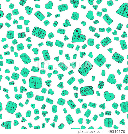 Love seamless valentines day line pattern Love seamless valentines day line pattern 49350378