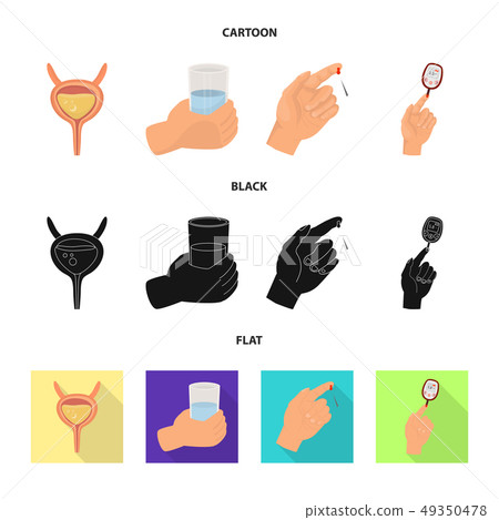 Vector design of diet and treatment icon. Collection of diet and medicine vector icon for stock. Vector design of diet and treatment icon. Collection of diet and medicine vector icon for stock. 49350478