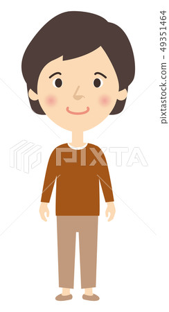 女人：媽媽全身 49351464