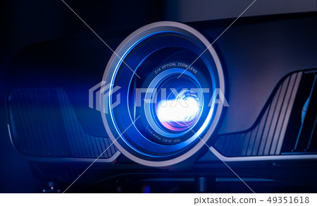 Closeup of projector 49351618