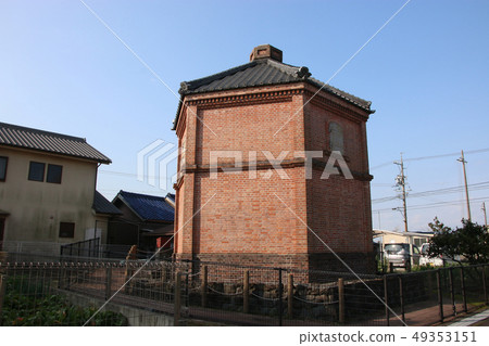 Hexagon brick storage 49353151