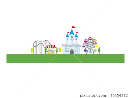 遊樂園的設施風景 遊樂園的設施風景 49354282