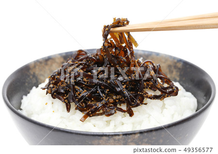 用海帶煮熟的米飯 49356577