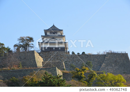 Marugame Castle seen from the north side (Marugame City, Kagawa Prefecture) 49362748
