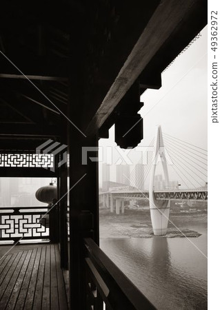Chongqing bridge at Hongyadong 49362972