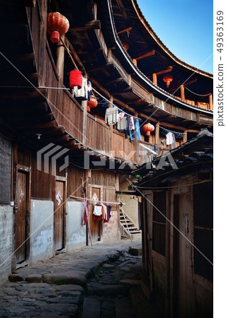Fujian Tulou building Fujian Tulou building 49363169