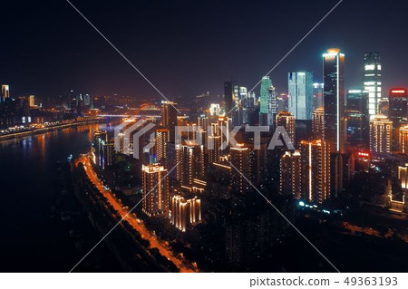 Chongqing Urban buildings aerial Chongqing Urban buildings aerial 49363193