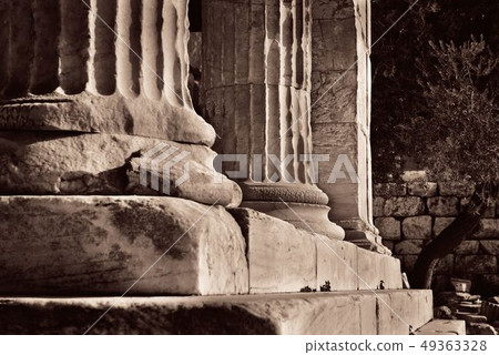 Columns closeup Columns closeup 49363328