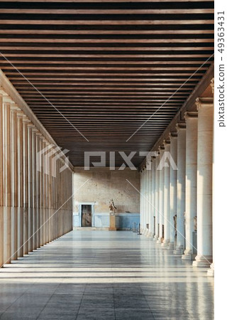 Stoa of Attalos exhibition hall 49363431