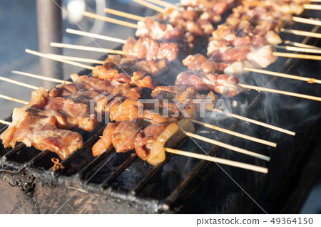 Thai style Barbecue pork,Thai Traditional Thai style Barbecue pork,Thai Traditional 49364150