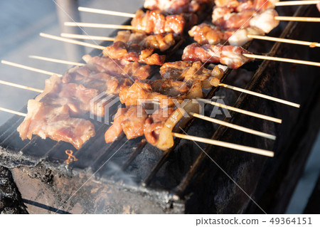 Thai style Barbecue pork,Thai Traditional Thai style Barbecue pork,Thai Traditional 49364151
