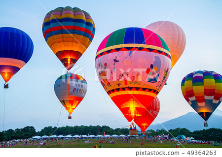 Taiwan Taitung Hot Air Balloon Carnival Asia Taiwan Taitung hot air balloon 49364263