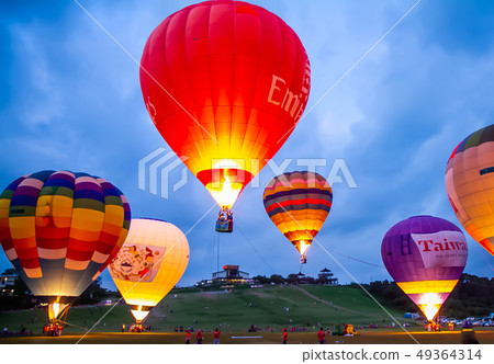 Taiwan Taitung Hot Air Balloon Carnival Asia Taiwan Taitung hot air balloon Taiwan Taitung Hot Air Balloon Carnival Asia Taiwan Taitung hot air balloon 49364314