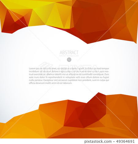 Red triangle background banner brochure template Red triangle background banner brochure template 49364691