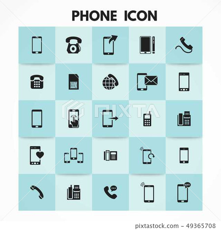 Media and communication icons 49365708