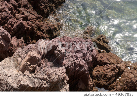 Red pillared joint of Senshakujima, Tonoura, Fukuyama city, Hiroshima prefecture 49367053