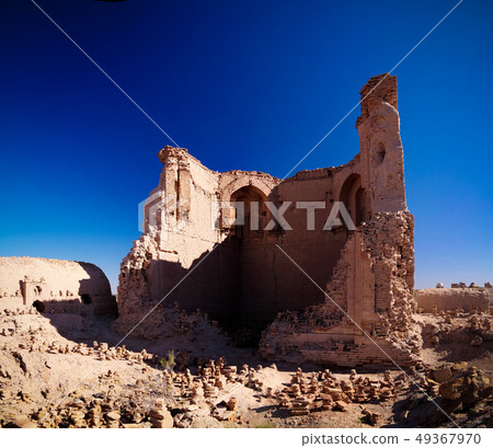 Ruin of Erejep Khalifa mosque aka Clock of world, 49367970