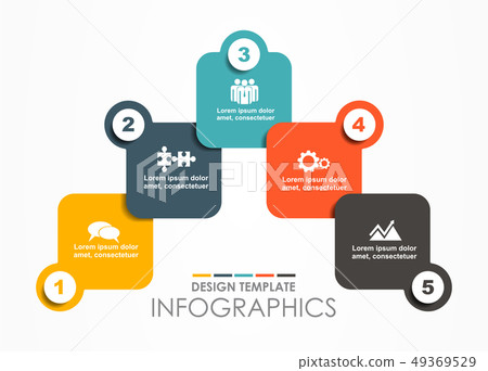 Infographic design template with place for your data. Vector illustration. Infographic design template with place for your data. Vector illustration. 49369529