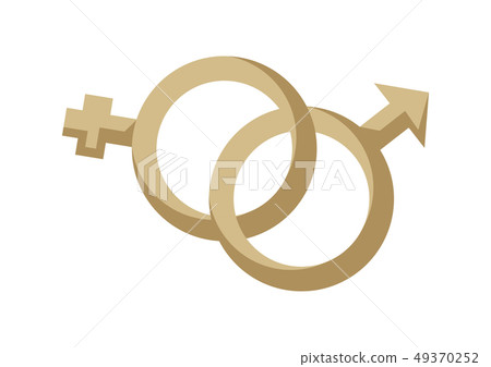 Gender male and female symbol. 49370252