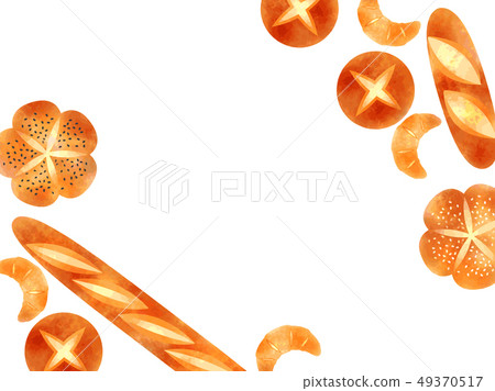 Bread illustration background 49370517