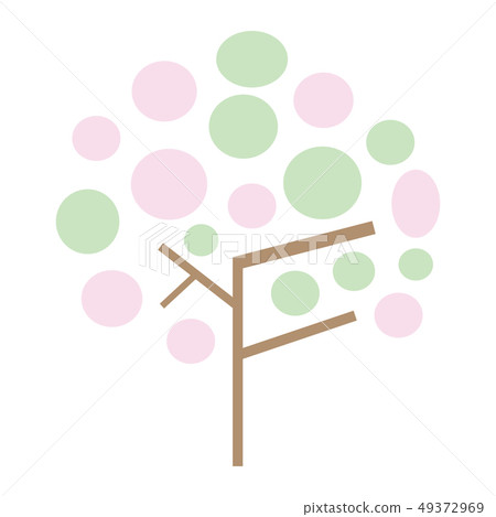 Round leaf tree icon 09 - Stock Illustration [49372969] - PIXTA