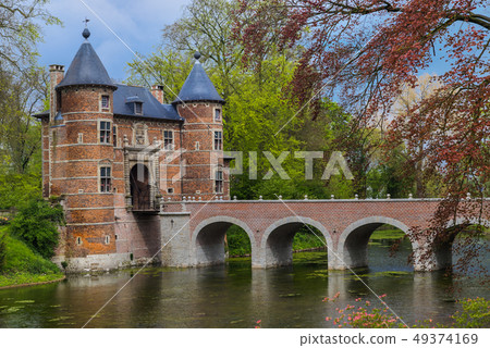 Groot Bijgaarden Castle in Brussels Belgium Groot Bijgaarden Castle in Brussels Belgium 49374169