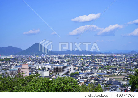 Marugame City and Sanuki Fuji 49374706