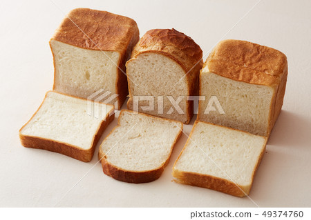 Cross section of three types of bread Cross section of three types of bread 49374760