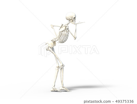 Skeleton skeleton skeleton perming3DCG illustrations material Skeleton skeleton skeleton perming3DCG illustrations material 49375336