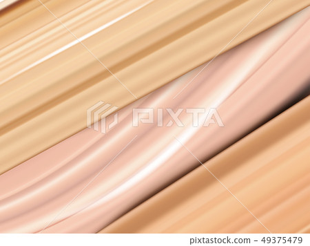 Foundation cream or cosmetic concealer smears 49375479