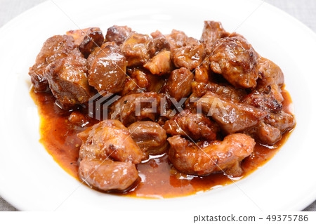 美味的豬肉燒烤 49375786