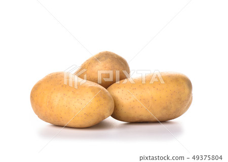 Potato isolated on white background. Copy space 49375804