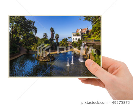 Hand and Monte Palace - Madeira Portugal (my 49375873
