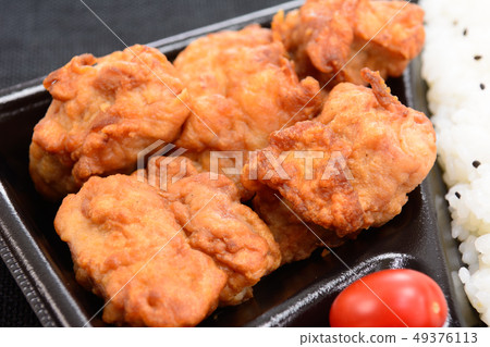 Delicious fried chicken lunch box Delicious fried chicken lunch box 49376113